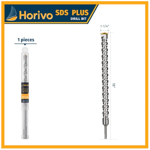 1-1/4" x 18" SDS-Plus Heavy Duty Carbide Concrete Drill Bit 1-1/4" x 18"