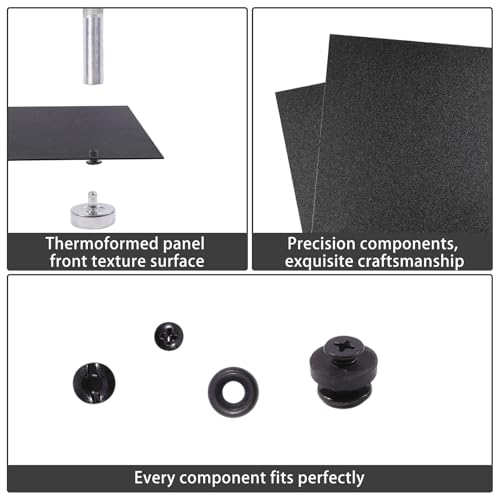 DIY Tool Kit DIY Case Making Set Plastic Carrying Sheath with Waist Clip for Making Sheath Keel Black