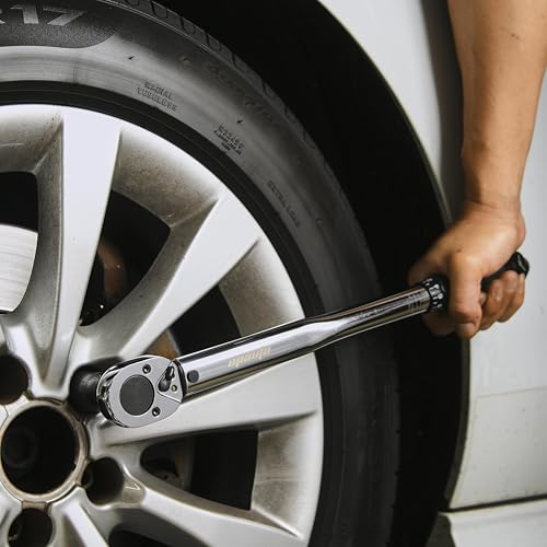 EPAuto 1/2-inch Drive Click Torque Wrench, 10-150 ft/lb, 13.6-203.5 N/m 1/2 Inch Drive (10-150 ft.-lb.)