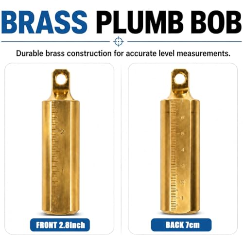 Oil Gauging Tape 20M/66ft Sounding Tape with Brass Plumb Bob