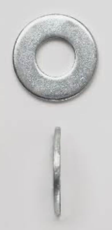 1/2 Inch USS Flat Cut Washers Zinc Plated Steel, 100 Pack - 40340J