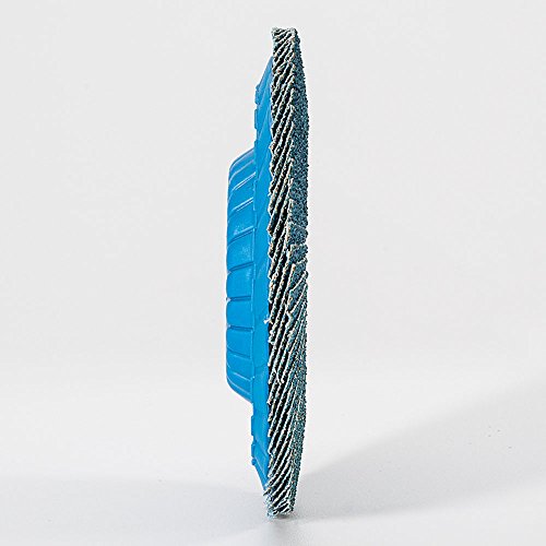 Mercer Industries 342T060-4-1/2" x 5/8"-11 Type 29 Zirconia Standard Density Trimmable FlapDiscs, Grit 60 (10 Pack) Type 29, Standard Density
