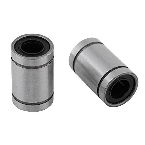 Linear Motion Ball Bearing,10pcs LM8UU 8mm steel Linear Motion Ball Bearing Slide Block For Linear Guide Rail/3D Printer/Engraving Machine