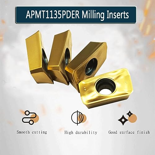 GBJ 90 Degrees Square Shoulder Indexable End Mill Face Milling Arbor End Milling Shell Cutter APMT1135 APMT1604 Miilling Insert