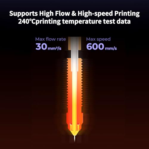 K1C Nozzles,Unicorn Quick-Swap Nozzle 0.2/0.4/0.6/0.8/1.0mm Copper Alloy and Hardened Steel Nozzle High temperature resistant Nozzles For Ender-3 V3 K1C K1 Max 3D Printer (0.2mm) 0.2mm