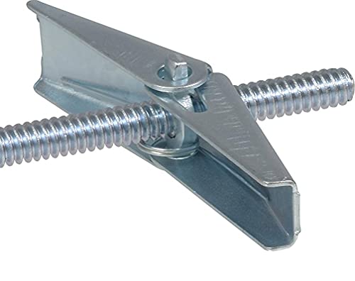 Hillman Toggle Bolts, 3/16in x 3in, 50 Pack, Zinc 3/16 X 3 Inch