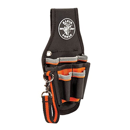 Klein Tools Electrician Scissors and Tradesman Pro Maintenance Tool Pouch Bundle