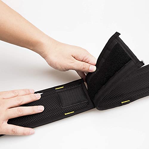 MELOTOUGH Padded Tool Belt with D ring for men construction Strong Durable Double Metal Roller Buckle + Electrician Tool Pouch Tool Belt Pouches with Belt Clip
