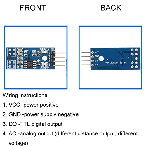 5 pieces switch hall sensor, 3144E effect sensor switch, speed counting sensor module, magnetic detector, 3.3-5 V motion sensor module