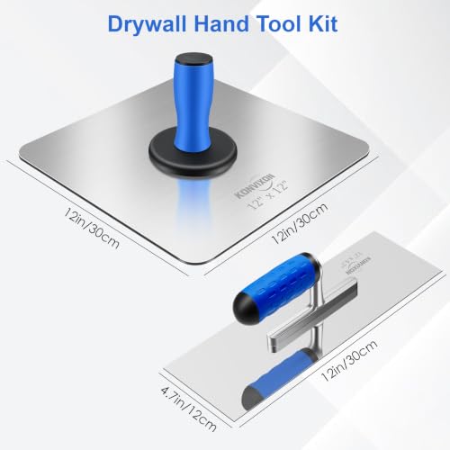 2PCS Drywall Hawk and Trowel Set, Stucco tools for Plaster Mortar 2PCS - Drywall Hawk & Trowel