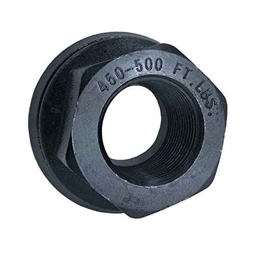 Haltec 6 Pieces of Two Piece 6mm Sleeve Flanged M22x1.5 Wheel Nuts 33mm Hex Unimount Hub Pilot for Commercial Semi Trucks. GL-2906