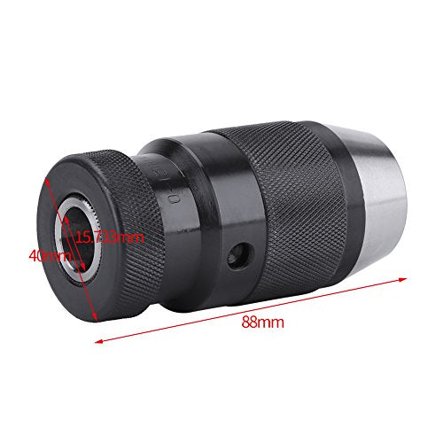 1/2 Inch Keyless Chuck Converter for Drill Machine Self-Tightening Power Drill Chuck Adapter Compatible with Milling Machines and Lathes 0.5 Inch Chuck Tool