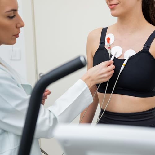 TIGA-MED Disposable ECG Electrodes - Liquid Gel/Wet Gel, Diameter 48 mm - Pack of 120 (4 x 30) - Standardised Connection - Made in EU - Strong Adhesion
