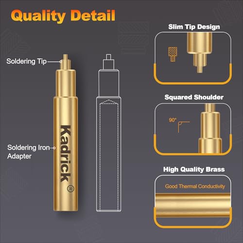 Kadrick 3D Printing Component Bundle: M2 M3 M4 M5Threaded Inserts, M2-M6Heat Set Insert Tool, and M2 M3 M4 M5Metric Screw Assortment Kit