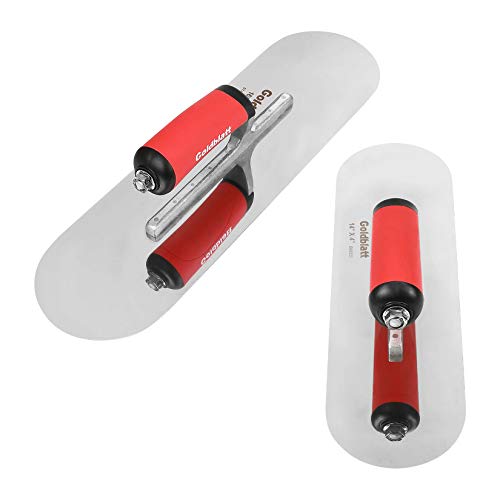 Goldblatt 2 Pieces Stainless Steel Pool Trowel for Concrete Finishing