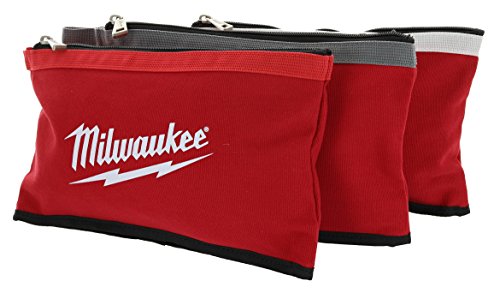 Milwaukee 48-22-8193 Canvas Zipper Pouch (3 Pack)