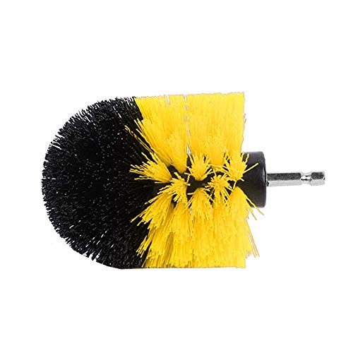 Drill Brush Set, 3 Piece Universal Yellow Cleaning Kit