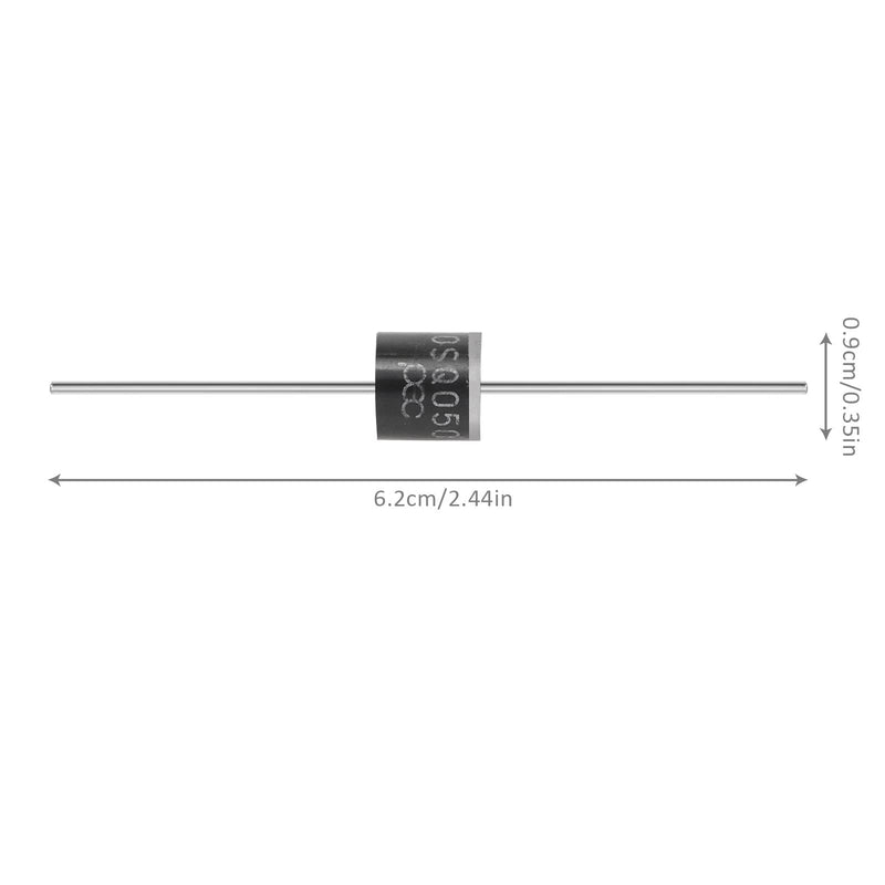The Lord of the Tools 20PCS Schottky Diode 30A 50V Axial 30SQ050 for Solar Panel Parallel Reflow Protection Diodes Silicon Diode Barrier Rectifier Diode Electronic Components