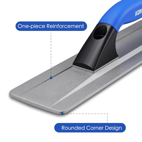Cast Magnesium Float, 16 x 3-1/2" Beveled End Concrete Hand Float