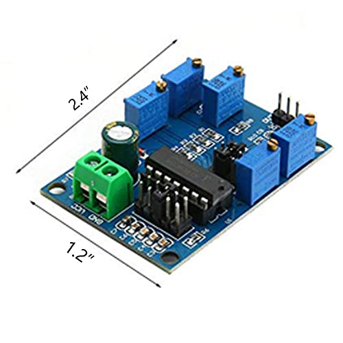 Signal Generator Module ICL8038 Medium Low Frequency Signal Source 10Hz-450KHz Triangle Rectangle Wave Triple Signal Generator Module with Dupont Cable