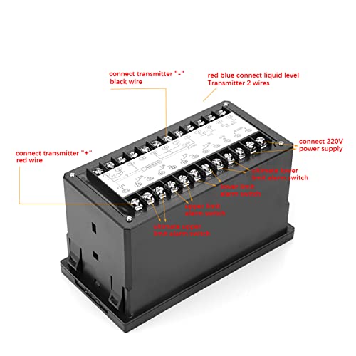 AC220V Liquid Sensor Level Indicator 4-20mA Intelligent Pressure Regulator for Liquids, High Precision Measurement, Light Column Level Indicator, T80