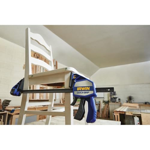 IRWIN QUICK-GRIP One-Handed Bar Clamp, Heavy-Duty, 24", 1964714 24 Inch