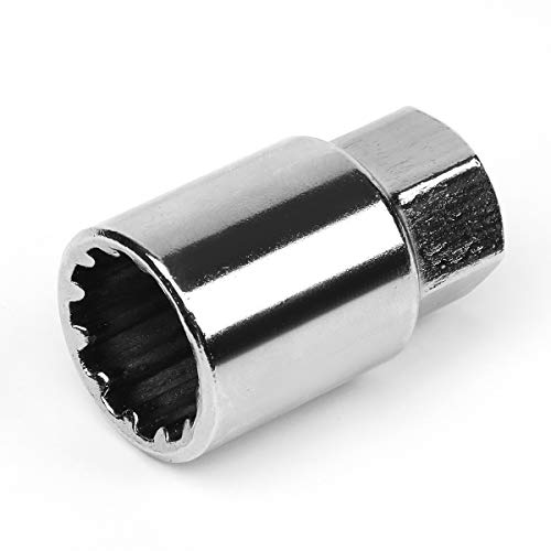 J2 Engineering 16Pcs 7075 Aluminum Open End M12 x 1.25 Lug Nuts w/4Pcs Lock Nuts & Key, Black, Fit Conical Seat, LN-T7-010-125-BK