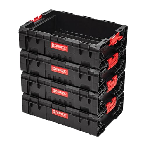 Tool Box without Lid Tool Basket - 450 x 310 x 130 mm - Modular Open Tool Box Transport Box Box 130 Pro