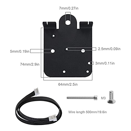 12pcs Direct Drive Extruder Conversion Kit for Creality CR10 Aluminum Alloy Direct Extruder Adapter Plate Kit 3D Accessories