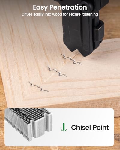 meite Corrugated Fasteners MC1238, 1/2-Inch Crown, 3/8" Length, 3,500 PCS 3/8" 3,500 Counts