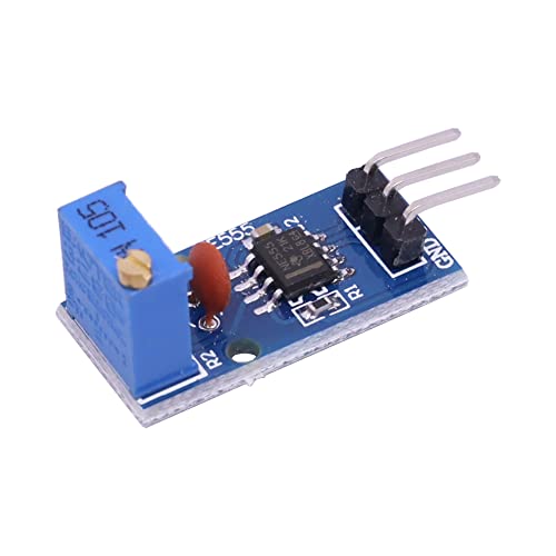 NE555 5-12V DC Adjustable Frequency Module Pulse Generator 5pcs