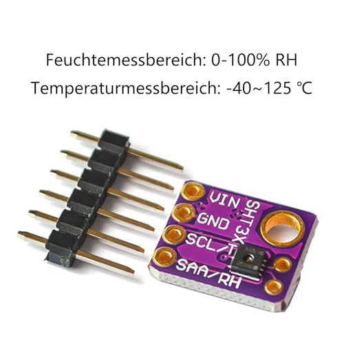 Set of 3 SHT31-D Temperature and Humidity Sensors | 2.4-5.5VDCDigital Outdoor Temperature and Humidity Sensor Module IIC I2C Interface (SHT31-D)