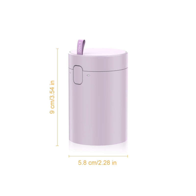20-in-1 Laptop Phone Screen Keyboard Cleaner Kit, Multifunctional Cleaning Kit for AirPods, iPhone, iPad, Electronic Device Cleaning Tool for Camera PC Monitor Earbud TV Tablet Phone Car Screens Purple