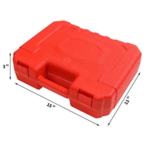 Yonligonju TU-114 Auto Fuel Pressure Gauge Tester Kit Gasoline Pressure MetersAutomobile Instrument Testing Tool (Red) Red