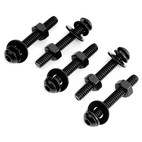 Mywish 20Set 1/4-20 Bolt Socket Cap Bolts, 1-3/4" Button Head & 248Pcs Nuts and Bolts Assortment Kit, 1/4-20, 5/16-18, 3/8-16 Bolt, 304 Stainless Steel Button Head Socket Cap Assorted Nuts and Bolts