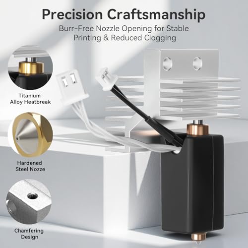 Upgrade Centauri Carbon Ceramic Hotend,High Temp Extruder Print Head 2
