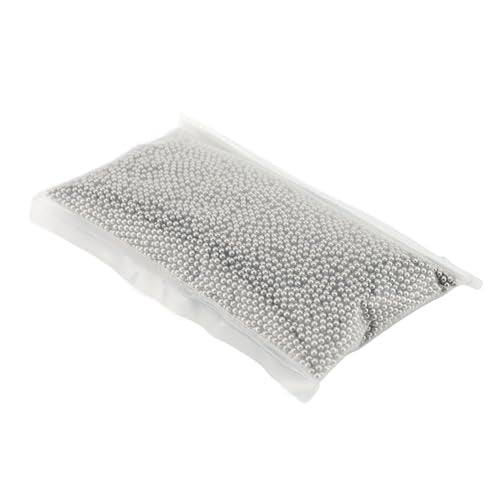 Jewelers Polishing Beads Stainless Steel Multifunctional Round Jewellery Polishing Beads for Removing Burrs Removal Drop Media (2 mm) | Stainless steel precision balls as a polishing medium for deburring and shining gold jewelry in tumbler polishers 2mm