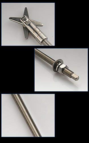 Toggle Anchor Bolts, Hollow Wall Anchors M8x110mm, Pack of 4 M8*110mm