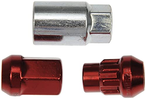 Dorman 713-475E Red Acorn Wheel Nut Lock Set