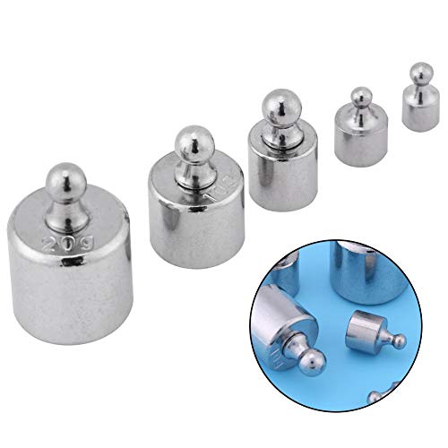 Calibration Weight Set Precision Calibration for Digital Scales Calibration in Laboratory and Home Walfront 1g, 2g, 5g, 10g, 20g Weight Test Set for Accurate Weight Measurement with Easy Handling