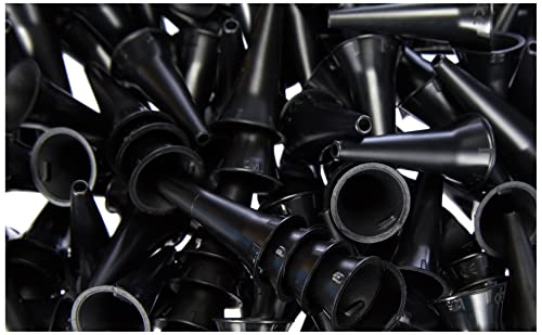 GIMA Disposable Mini Ear Speculum 2.5 mm - Black - fully compatible with mini series from HEINE, KAWE, RIESTER, GIMA and other brands - pack of 250 pcs 250 pieces Ø 2.5 mm
