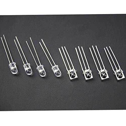 BGTXINGI 100pcs 50 Pairs 5mm Infrared Diode LED 940nm IR Emission and Receiver (Three Legs)