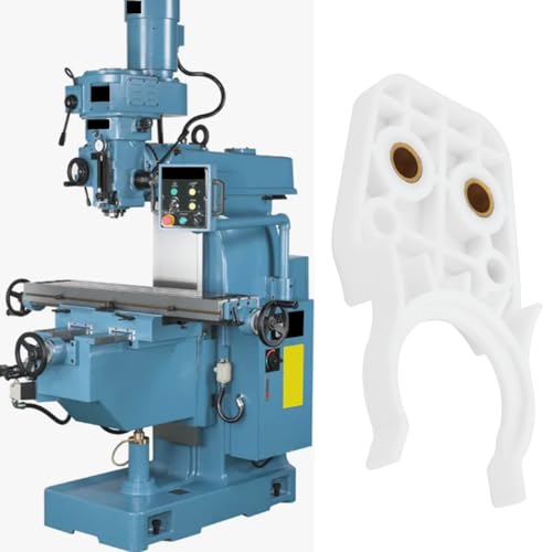 2Pcs Milling Machine Tool Holder Clamp with Centering Claw Attachment ISO20 84x27mm White
