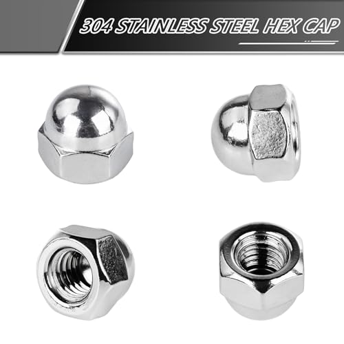 1/2"-13 Acorn Cap Nuts 304 Stainless Steel Hardware Nuts HS/LM-02 1/2-13