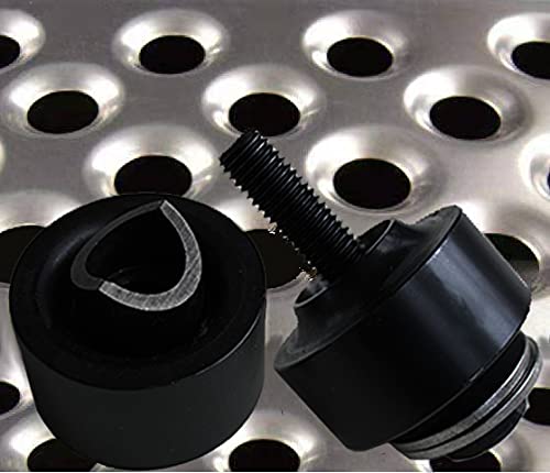 1" Hole Punch & Flare Tool Dimple Plate Dies in Black