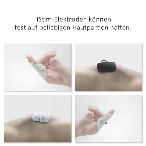iStim Super Soft 5x5cm TENS Unit Electrodes for TENS Massage EMS - 100% JAPANESE GEL