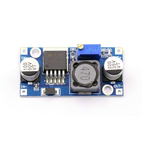 Hailege 5pcs 3A DC-DC Step Down Buck Power Module Power Controller Power Conversion Module 24V to 12V 5V 3V Adjustable