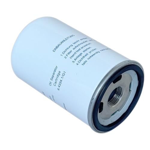 6.4334.1 6.4334.0 Oil Separator Element Replacement Compatible with Air Compressor Replacement Filter Part 6.4334.1/G1 6.4334.0/G1