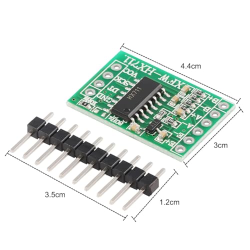 HX711 Weight Pressure Sensor Module 24-bit Precision AD Module Dual Channel Load Cell HX711 Load Cell Amplifier HX711 Load Cell Modules Pressure Sensor Modules HX711 Load Cell Amplifier 6 Pieces