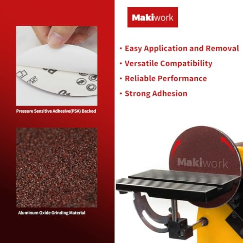 Sanding Belts & PSA Sanding Discs Set - 10 Pack 4x36 Inch Aluminum Oxide Belts (80/120/150/240/400 Grit) and 18 Pack 6-Inch Self-Adhesive Discs (80/100/120/180/240/400 Grit) for Wood, Metal Polishing 4x36 in belts + 6 in PSA discs